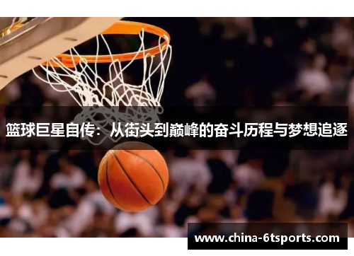 篮球巨星自传：从街头到巅峰的奋斗历程与梦想追逐